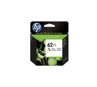 Cartouche d'Encre - Imprimante HP 62XL trois couleurs grande capacité authentique (C2P07AE) pour Officejet Mobile 250, Envy 5540/5640/7640