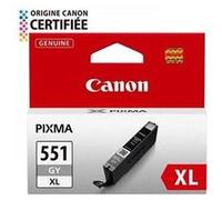 CANON Cartouche d'encre CLI-551GY XL grande capacité Gris (CLI551XL)