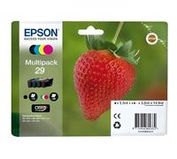 Cartouche d'Encre - Imprimante EPSON Multipack 29 - Fraise - Noir, Cyan, Magenta, Jaune (C13T29864022)