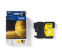 Cartouche d'encre jaune originale Brother (LC-1100Y).