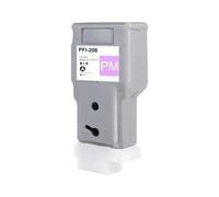 Cartouche d'encre jet d'encre couleur compatible PFI206 PFI 206 PFI-206, 300 ml, compatible avec les modèles d'imprimante IPF6400 IPF6400S IPF6450 IPF6400SE pour le numéro de pièce PFI206(PFI-206--PM)