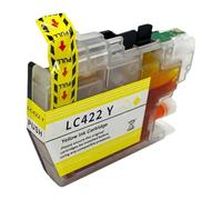 Cartouche d'encre Jet d'encre LC422 LC422XL Compatible avec Les imprimantes Brother MFC-J5340DW J5345DW J5740DW J6540DW J6940DW(LC422 Y 1PC)