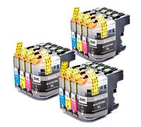 Cartouche d'encre LC227XL LC225XL, Compatible avec b-Rother DCP-J4120DW/J4420DW/J4620DW/J4625DW/J5620DW/J5625DW(3set 12pcs)