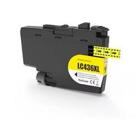 Cartouche d'encre LC436XL, Les Imprimantes Compatible avec Brother MFC-J4340DW, J4440DW, J4540DW, J5855DW, J5955DW, J6555DW, J6955DW, J6957DW(LC436XL 1PCS Y)