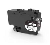 Cartouche d'encre LC436XL, Les Imprimantes Compatible avec Brother MFC-J4340DW, J4440DW, J4540DW, J5855DW, J5955DW, J6555DW, J6955DW, J6957DW(LC436XL 1PCS BK)