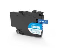 Cartouche d'encre LC436XL, Les Imprimantes Compatible avec Brother MFC-J4340DW, J4440DW, J4540DW, J5855DW, J5955DW, J6555DW, J6955DW, J6957DW(LC436XL 1PCS C)