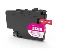 Cartouche d'encre LC436XL, Les Imprimantes Compatible avec Brother MFC-J4340DW, J4440DW, J4540DW, J5855DW, J5955DW, J6555DW, J6955DW, J6957DW(LC436XL 1PCS M)
