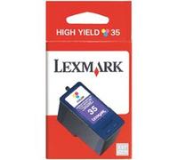 Lexmark Cartridge No. 35 - Couleur (cyan, magenta, jaune) - originale - cartouche d'encre - pour P62XX, 91X; X25XX, 35XX, 45XX, 50XX, 52XX, 53XX, 54XX, 7350, 83XX; Z13XX, 14XX, 81X, 845