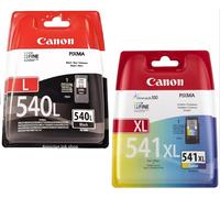 Cartouche D'Encre Multipack Canon PG-540L Noir + CL-541XL Originale