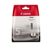 Cartouche d'encre noire Canon PGI-5BK Original Standard Pigmentée, Référence 0628B029, Compatible PIXMA iP3300 à MX850 - 1 pièce