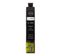 Cartouche d'encre noire compatible 1 Go Inks - Capacité 18,2 ml, remplace Epson T1631 (16XL) pour Epson Workforce WF-2010W à WF-2750DWF
