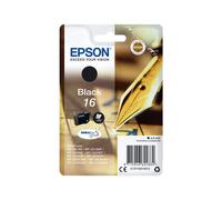 Cartouche d'encre noire Epson 16 DURABrite Ultra Ink, 5.4ml, 175 pages, pour WorkForce WF-2760DWF, WF-2650DWF, WF-2540WF et modèles compatibles. Référence C13T16214022.