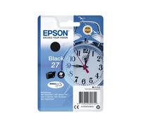 Cartouche d'encre noire Epson 27 DURABrite Ultra Ink standard 6.2ml, rendement 350 pages - C13T27014012, pour WorkForce WF-7xxx