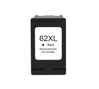 Cartouche d'encre noire HP 62XL remanufacturée - Remplace C2P04AE/C2P05AE
