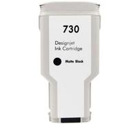 Cartouche d'encre noire mate générique HP 730 - Remplace P2V71A/P2V65A
