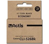 Cartouche d'encre originale Actis KC-526Bk Noir