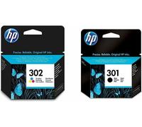 Cartouche d'encre originale HP F6U65AE 301 bleu cyan/magenta/jaune multicolore