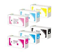 Cartouche d'encre P100 Compatible for Epson PP50 PP100 | Impression de CD, encre à colorant, puce à usage unique(6pcs)