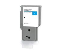 Cartouche d'encre PFI-206 Compatible for Canon IPF6400 IPF6450 | IPF6400S IPF6400SE, alimentation jet d'encre couleur, 300 ml/cartouche, impression grand format(C)