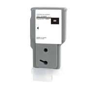 Cartouche d'encre PFI-206 Compatible for Canon IPF6400 IPF6450 | IPF6400S IPF6400SE, alimentation jet d'encre couleur, 300 ml/cartouche, impression grand format(BK)