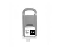 Cartouche d'encre PFI-710, Recharge d'encre à Colorant avec Puce, Compatible avec Canon TX2000/TX3000/TX4000(PFI-710-BK-Dye)