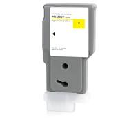 Cartouche d'encre PFI206, Compatible for Canon | Imprimante IPF6400 IPF6450 IPF6460, avec puce, 300 ml(Yellow)