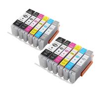 Cartouche d'encre PGI-270 CLI-271 270XL Compatible with Canon TS5020 MG5720 TS6020 MG6820 MG7720 TS8020(2 Set 12PCS)