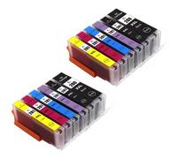 Cartouche d'encre PGI-280XXL CLI-281XXL 280XXL 281XXL pour Canon PIXMA TS702 TR7520 TR8520 TS6120 TS6220 TS8120 TS8220 TS9120 TS95202SET(12PCS)