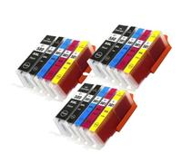 Cartouche d'encre PGI580 CLI581 XXL Compatible with Canon TR7550 TR8550 TS6150 TS6151 TS8150 TS8151 TS8152 TS9150 TS9155(3Set)