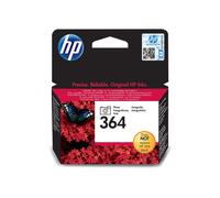 Cartouche d'encre photo noire HP 364 (CB317EE#ABB) Originale, Dye-based, 130 pages, pour Photosmart 7510/7520 et séries B/C/D, 3ml, 5pl/1.3pl.