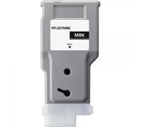 Cartouche d'encre pigmentaire noire mate Canon PFI207 générique - Remplace PFI207MBK/8788B001