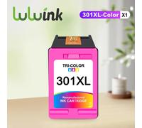 Cartouche d'encre pour imprimante 301XL,compatible avec hp 301 XL,encre tricolore noire pour Envy 5530 5532 4500 Officejet 1 Color