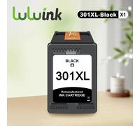 Cartouche d'encre pour imprimante 301XL,compatible avec hp 301 XL,encre tricolore noire pour Envy 5530 5532 4500 Officejet 1 Black