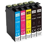 Cartouche d'encre pour imprimante, compatible avec EPSON 12XL, 1281, SX125, SX130, SX230, SX235W, SX420W, SX425W, SX430W, SX435W, T12815pcs