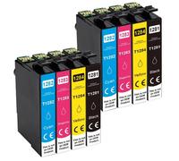 Cartouche d'encre pour imprimante, compatible avec EPSON 12XL, 1281, SX125, SX130, SX230, SX235W, SX420W, SX425W, SX430W, SX435W, T12818pcs