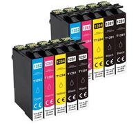 Cartouche d'encre pour imprimante, compatible avec EPSON 12XL, 1281, SX125, SX130, SX230, SX235W, SX420W, SX425W, SX430W, SX435W, T128110pcs