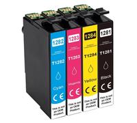 Cartouche d'encre pour imprimante, compatible avec EPSON 12XL, 1281, SX125, SX130, SX230, SX235W, SX420W, SX425W, SX430W, SX435W, T12814pcs