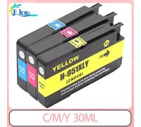 Cartouche d'encre pour imprimante HP 950XL 951XL, pour HP Officejet Pro 8100 8600 8610 8620 8630 8640 8616 8625 8650 8660 8615 251dw 276dw1SET C M Y