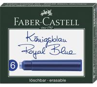 Cartouche d'encre pour stylo plume Design et GvFC bleu royal VE=10x6 pièces