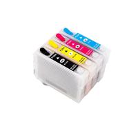 Cartouche d'encre Rechargeable 603XL T603 T603XL, Compatible avec Les imprimantes XP2100 XP3100 XP4100 XP4105 WF2850 2870 avec Puce Arc(4 REFILLABLE-Full)