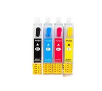 Cartouche d'encre Rechargeable 603XL T603 T603XL, Compatible avec Les imprimantes XP2100 XP3100 XP4100 XP4105 WF2850 2870 avec Puce Arc(4PK REFILLABLE-Empty)