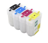 Cartouche d'encre Rechargeable 69ML, 4 Couleurs n° 82, avec puces de réinitialisation Automatique, Compatible avec Traceur HP Designjet 510 HP 82 HP 510