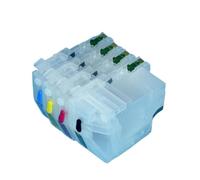 Cartouche d'encre rechargeable vide 4x compatible avec les fournitures d'imprimante MFC-J2330DW MFC-J2730DW MFC-J3530DW MFCJ-3930DW J2330 L2730 Compatible avec numéro de pièce LC3617 LC3619 XL