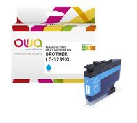 Cartouche d'encre remanufacturée OWA - haute capacité - Cyan - pour BROTHER LC-3239XLC