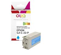 Cartouche d'encre remanufacturée OWA - standard - Cyan - pour EPSON SJI-C-22-P-(C)