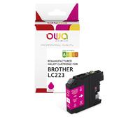 Cartouche d'encre remanufacturée OWA - standard - Magenta - pour BROTHER LC-223M