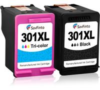Cartouche D'Encre Remanufacturée Pour Hp 301Xl 301 Compatible Pour Hp Deskjet 1010 1050 1510 1512 2050 2050A 2510 2540 3050 Envy 4500 4502 4503 5530 Officejet 2620 4630 4630 4632[ENC944879]