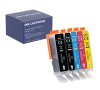 Cartouche d'encre remplacement pour Canon 580 581 XXL compatible Canon Pixma TR7500 TR8500 TS6100 TS6300 TS8150 TS8200 TS8300 TS9100 TS9500 - Pack 1 Noir PGBK 1 Noir 1 Cyan 1 Magenta 1 Yellow