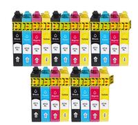 Cartouche d'encre T0711 pour imprimante Epson,pour SX110 SXgem SX218 SX400 SXconférence SX410 SX415 SX510W SX515W DX7400 - Type 5SET