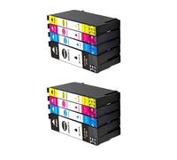 Cartouche d'encre T802XL T802 802XL 802 XL Accessoires for Imprimantes À Jet d'encre - Compatible avec Epson WF-4720 WF-4730 WF-4734 WF-4740 WF-4745(2 Set)